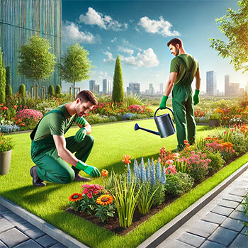 zakładanie ogrodów Węgrów